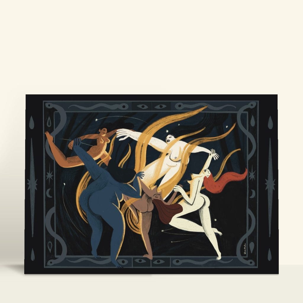Akelarre · Lámina ilustrada de Istrice Illustration