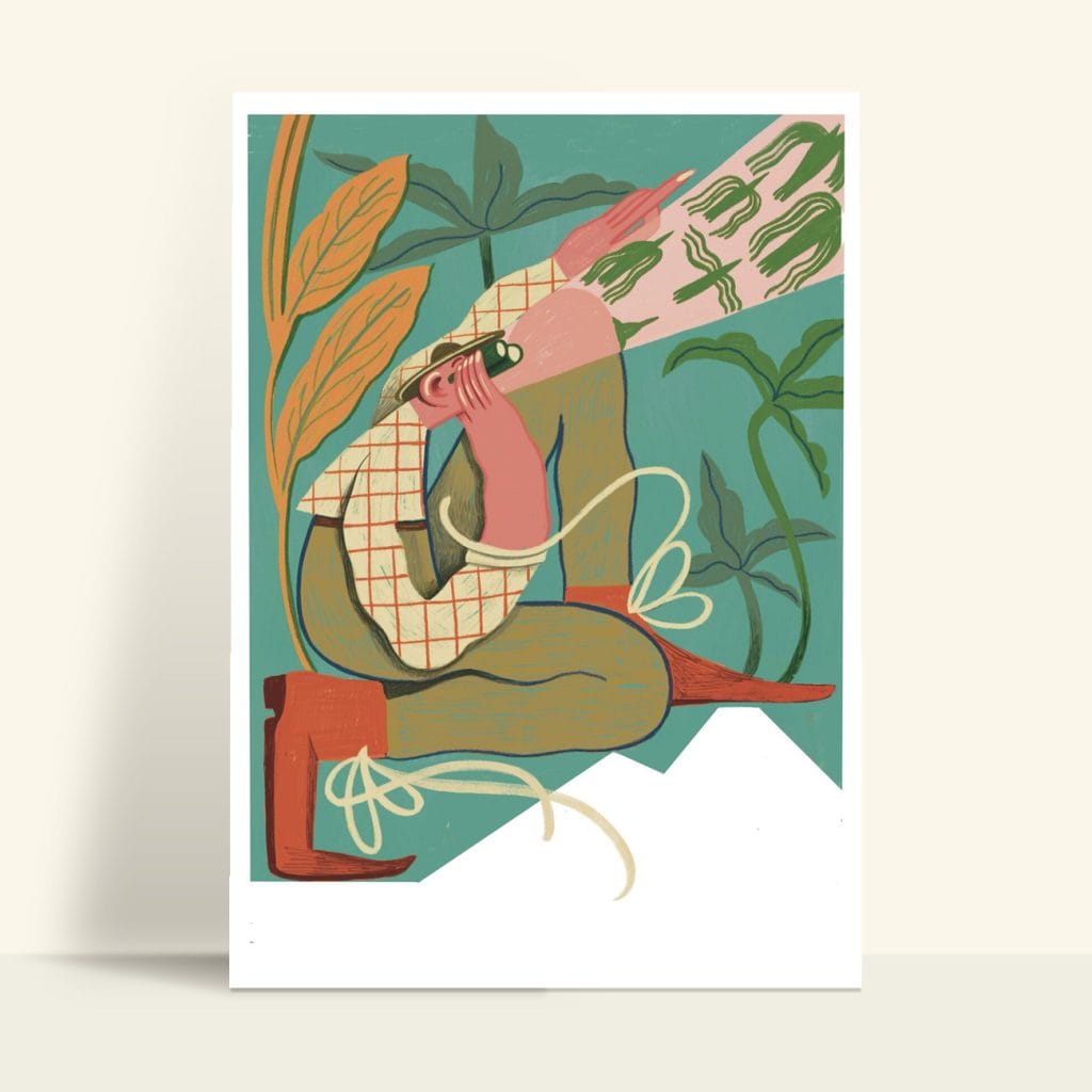 Explore · Lámina ilustrada de Istrice Illustration