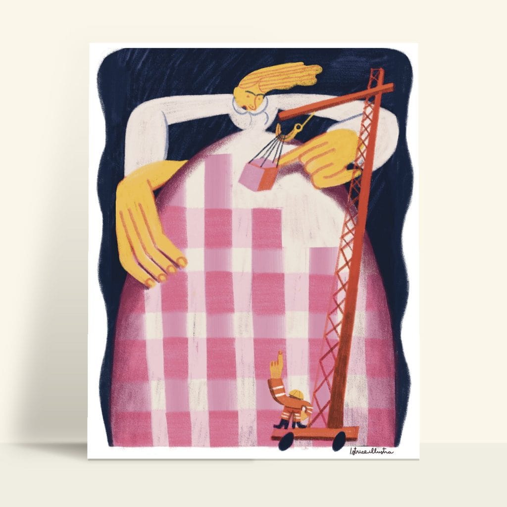 Gingham · Lámina ilustrada de Istrice Illustration