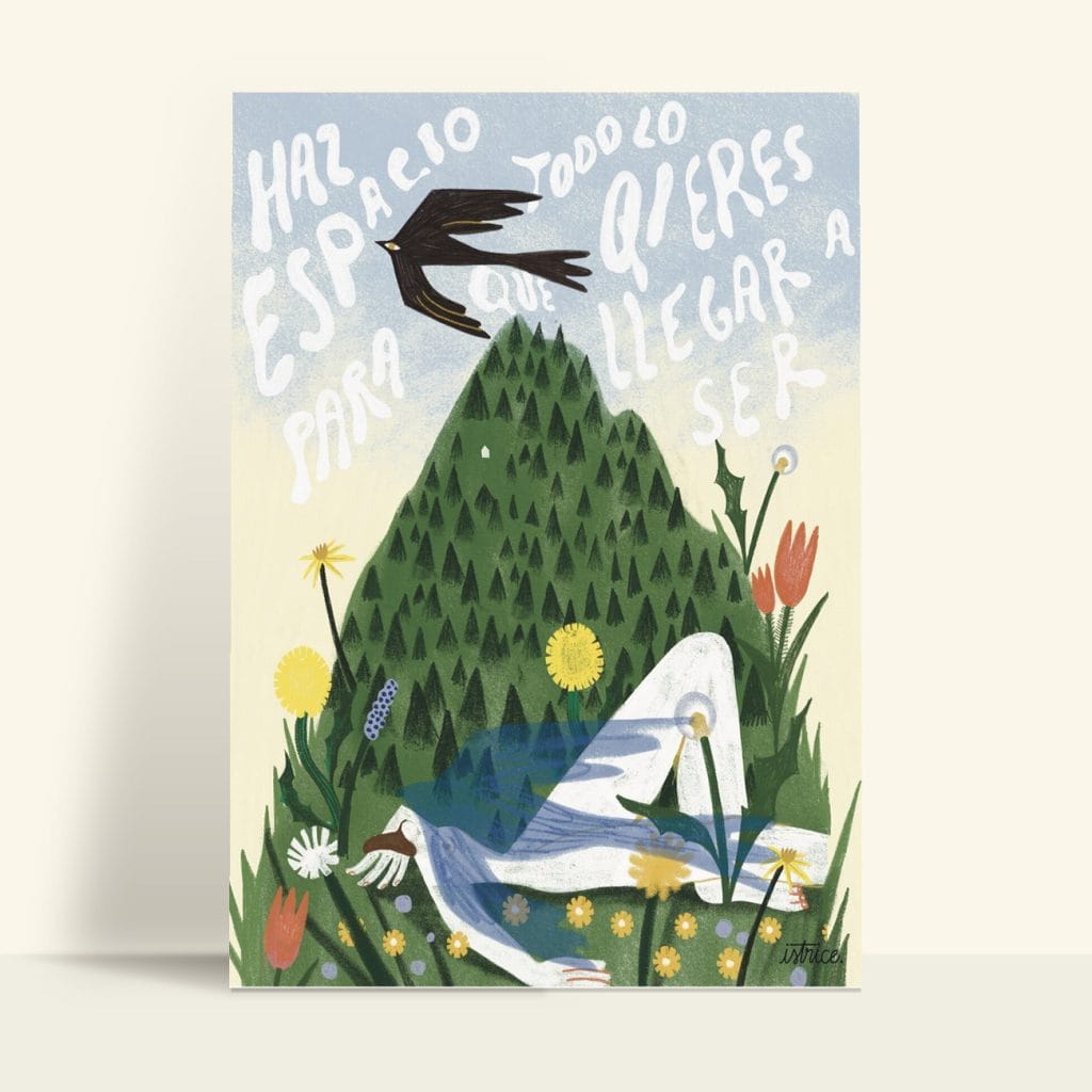 Haz Espacio · Lámina ilustrada de Istrice Illustration