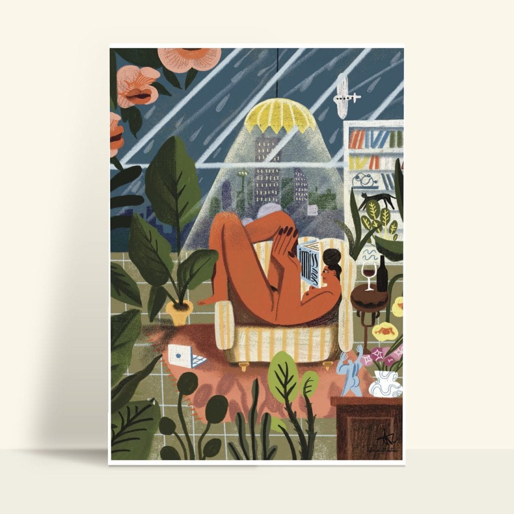 I Miss You · Lámina ilustrada de Istrice Illustration