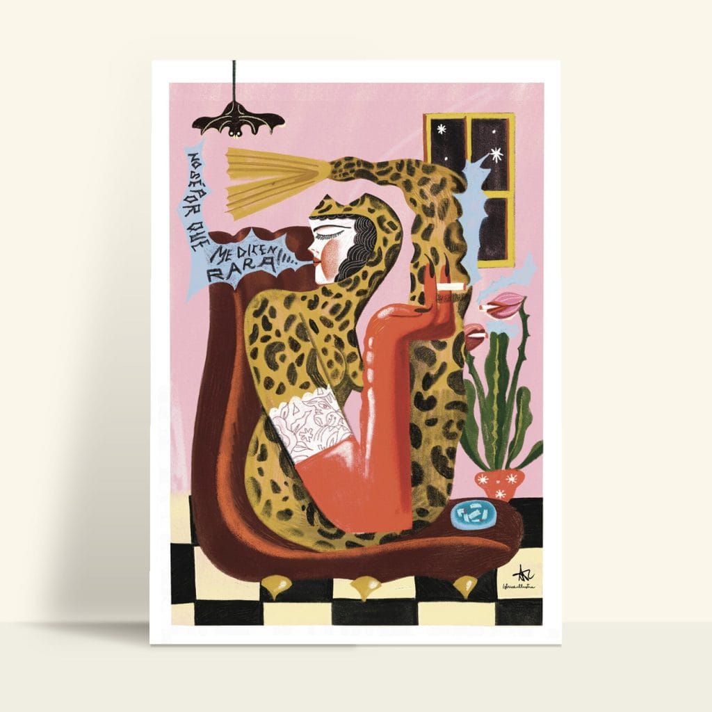 Rara · Illustration art print by Istrice Illustration