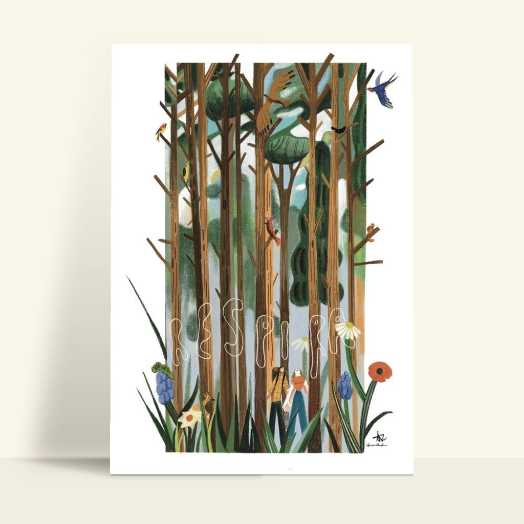 Respira 2 · Illustration art print by Istrice Illustration