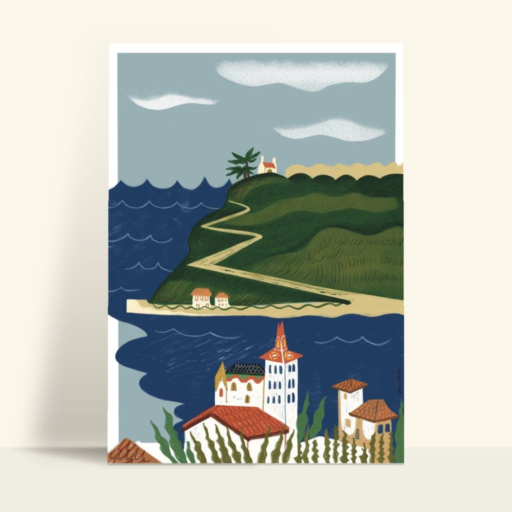 Ribadesella 1 · Illustration art print by Istrice Illustration