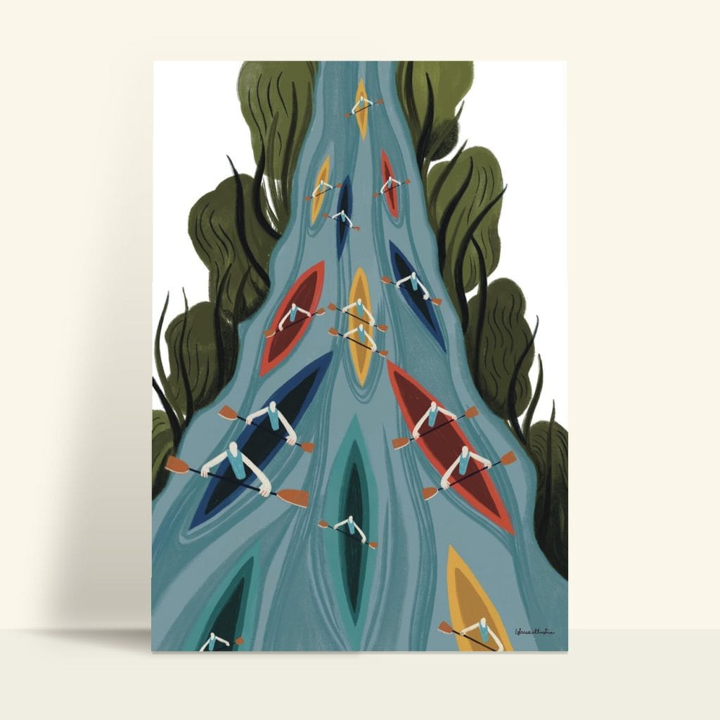 Sella · Illustration art print by Istrice Illustration