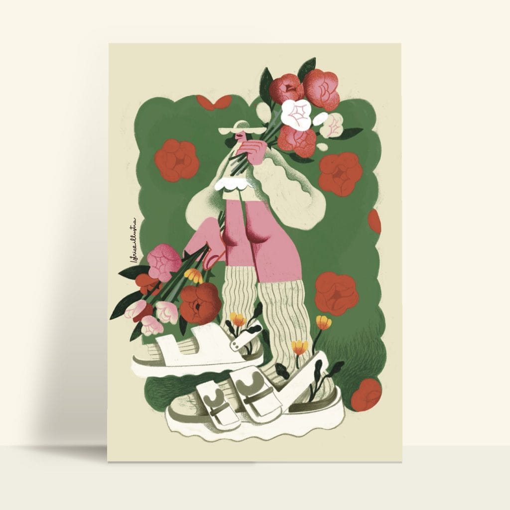 Shoes · Illustration art print by Istrice Illustration
