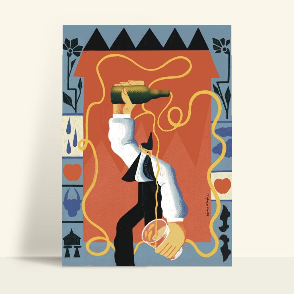 Sidra · Illustration art print by Istrice Illustration