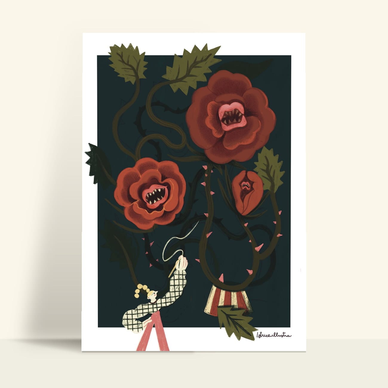 Tamer of Emotions · Illustration art print by Istrice Illustration