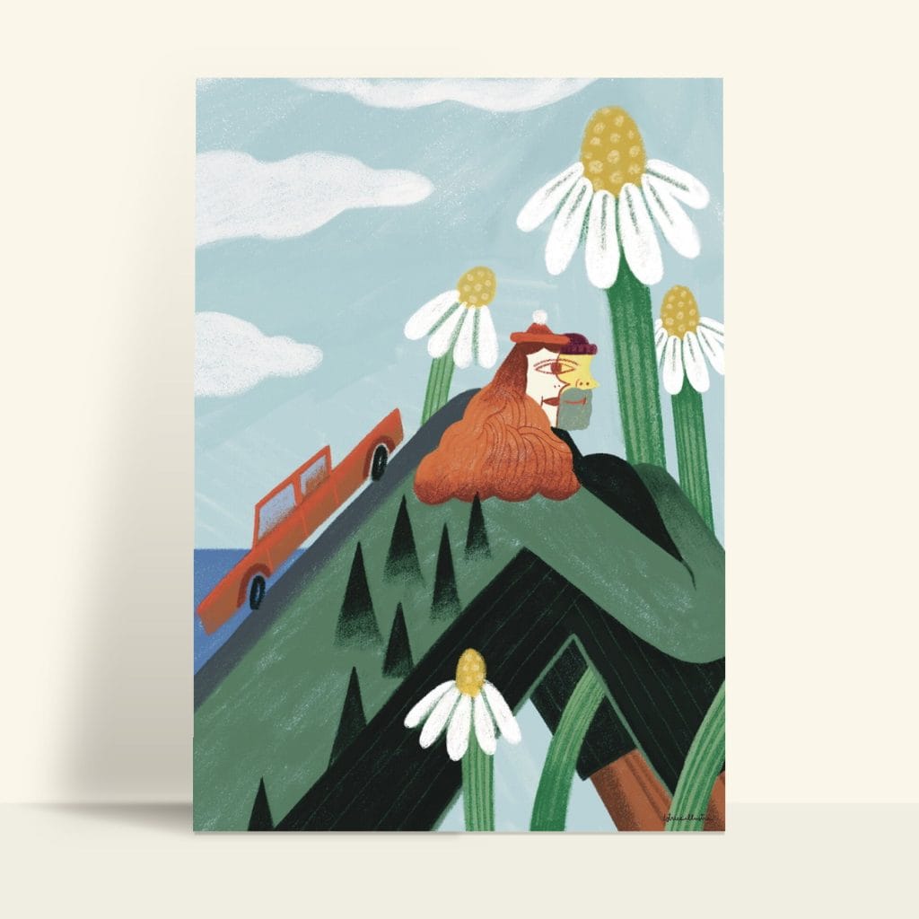 Travel · Illustration art print by Istrice Illustration