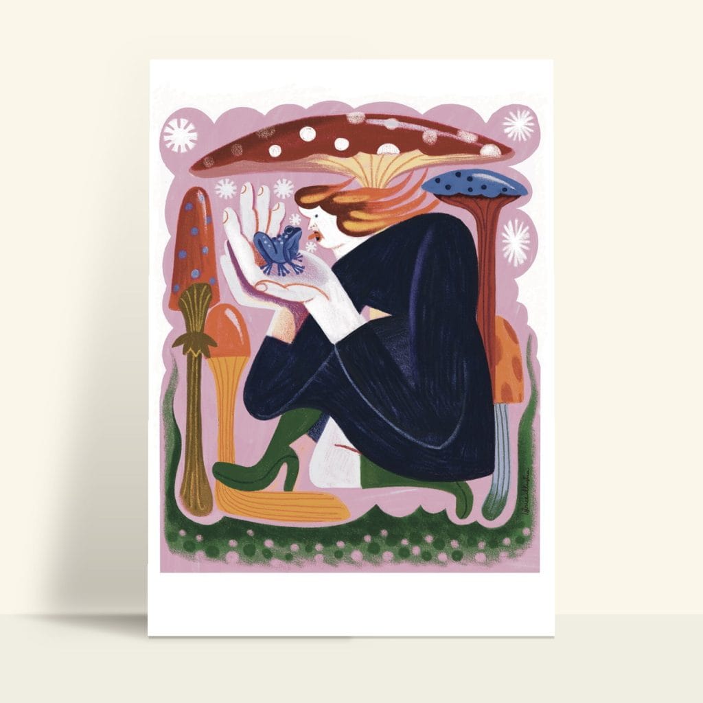 Trippy · Illustration art print by Istrice Illustration