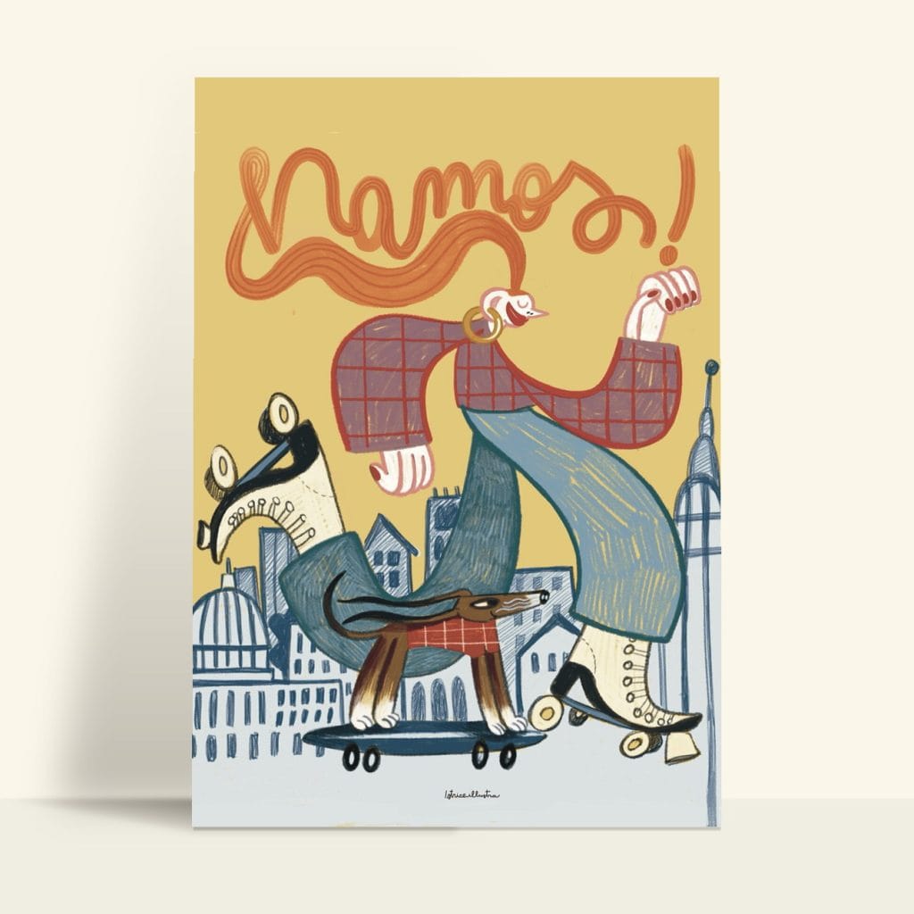 Vamos · Lámina ilustrada de Istrice Illustration