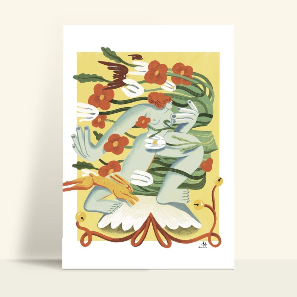 Vida en Movimiento · Illustration art print by Istrice Illustration