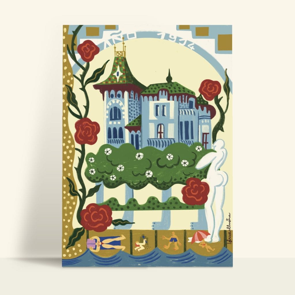 Villarosario · Lámina ilustrada de Istrice Illustration