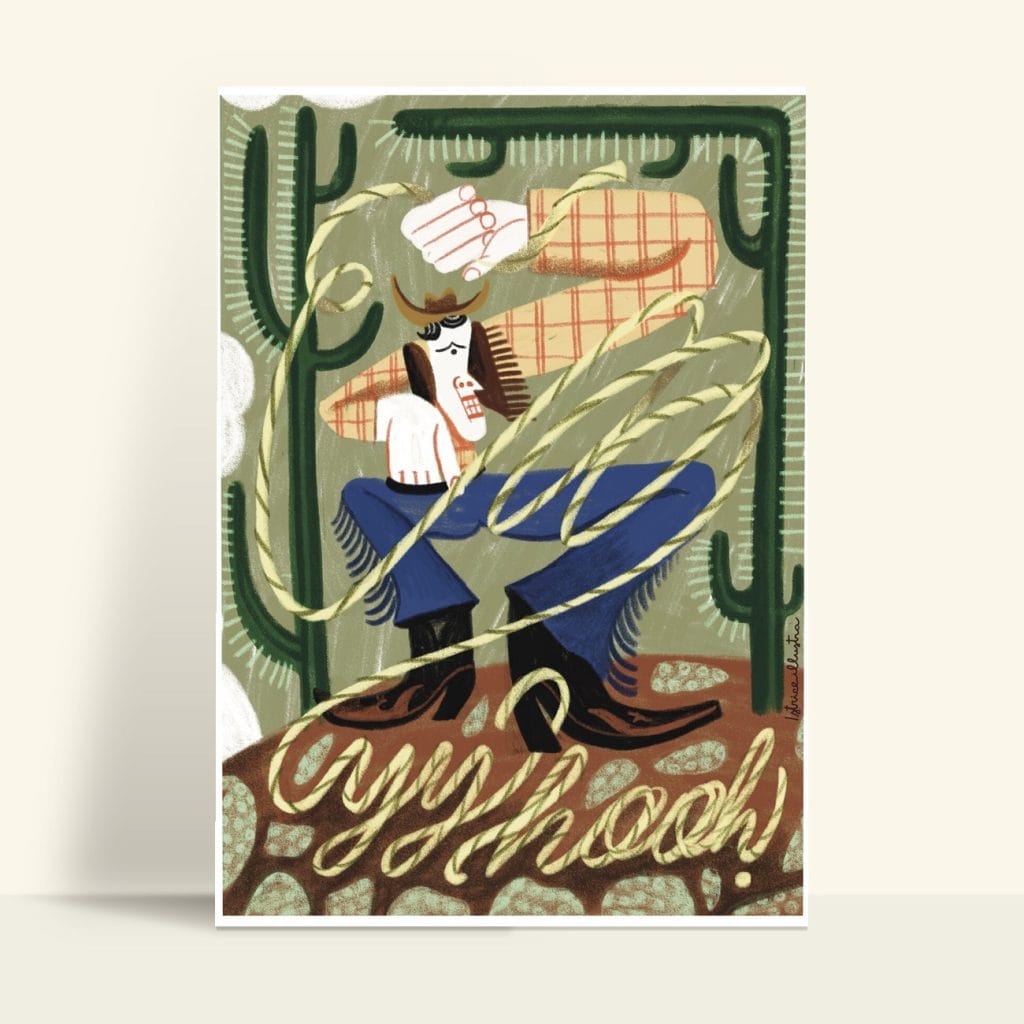 Yhyaah · Illustration art print by Istrice Illustration