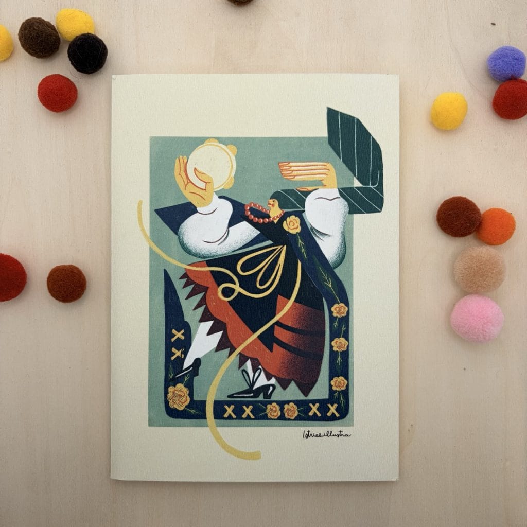 Asturiana Old · Libreta ilustrada hecha a mano de Istrice Illustration