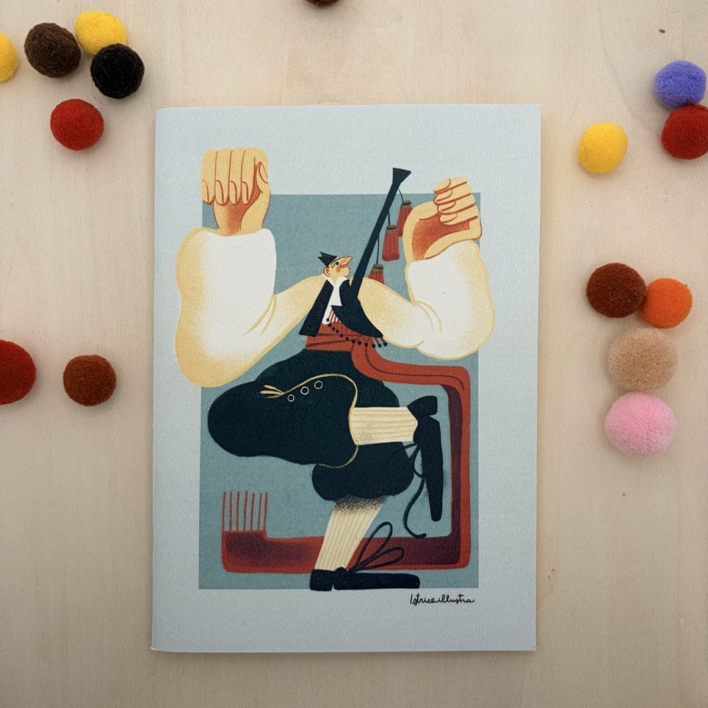 Asturiano Old · Libreta ilustrada hecha a mano de Istrice Illustration