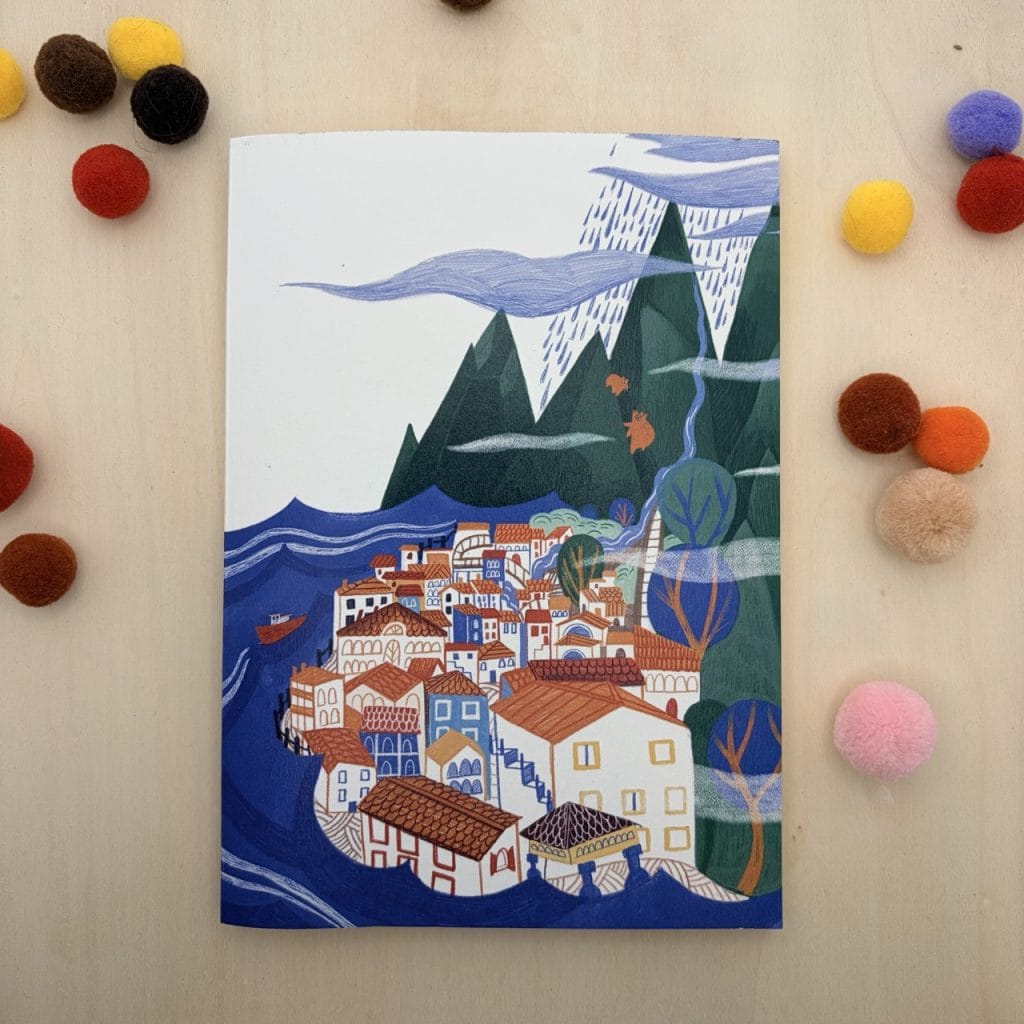 Norte · Libreta ilustrada hecha a mano de Istrice Illustration