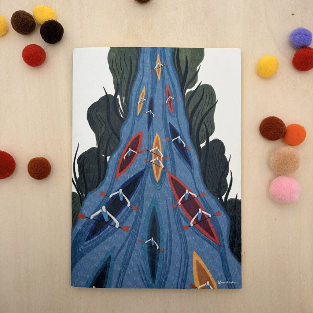 Descenso · Libreta ilustrada hecha a mano de Istrice Illustration