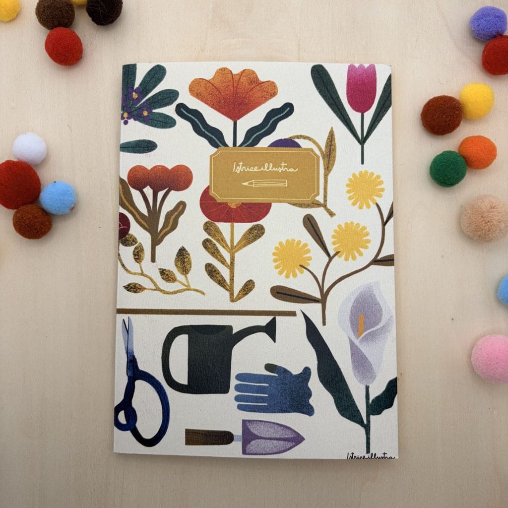 Flores · Libreta ilustrada hecha a mano de Istrice Illustration