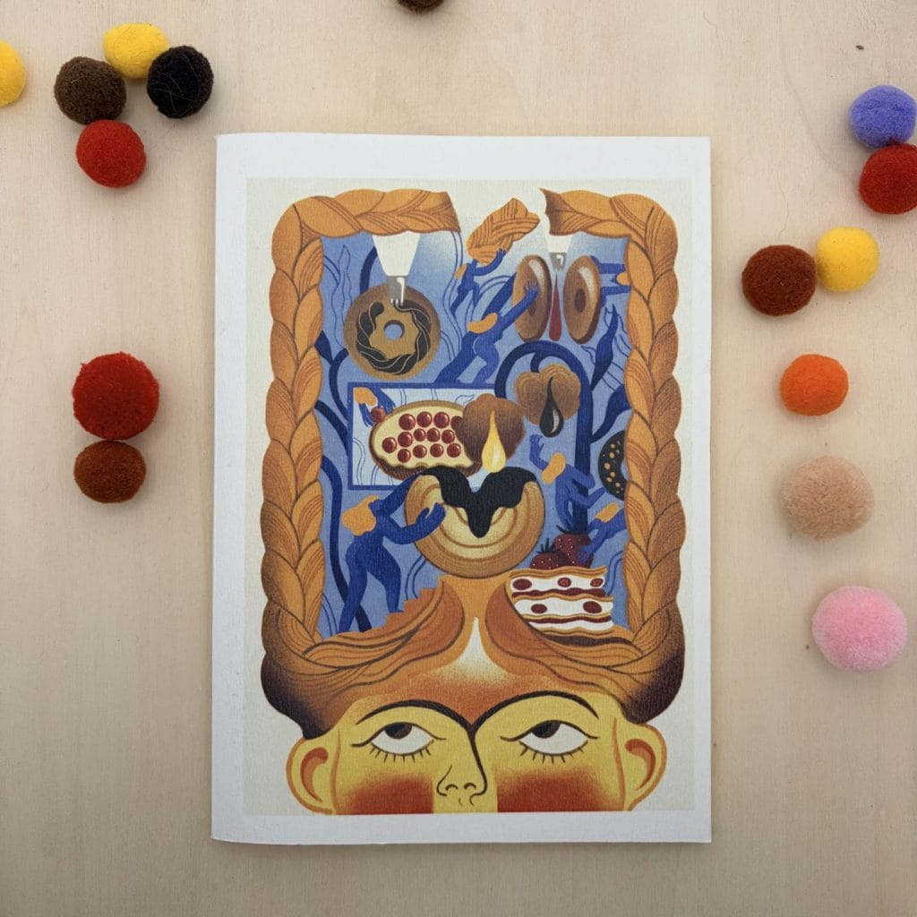 Postres · Libreta ilustrada hecha a mano de Istrice Illustration
