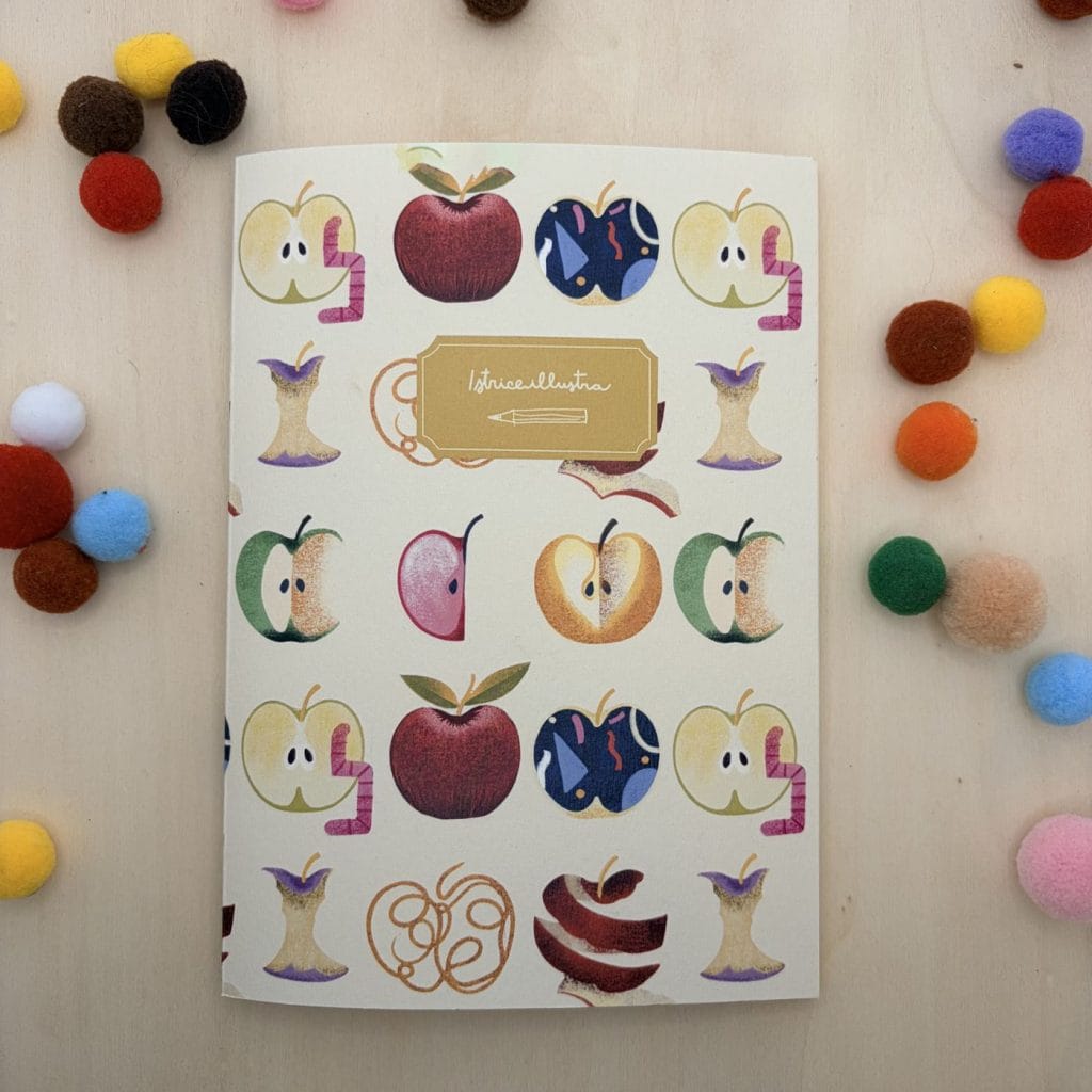 Qué Manzana Eres (claro) · Libreta ilustrada hecha a mano de Istrice Illustration