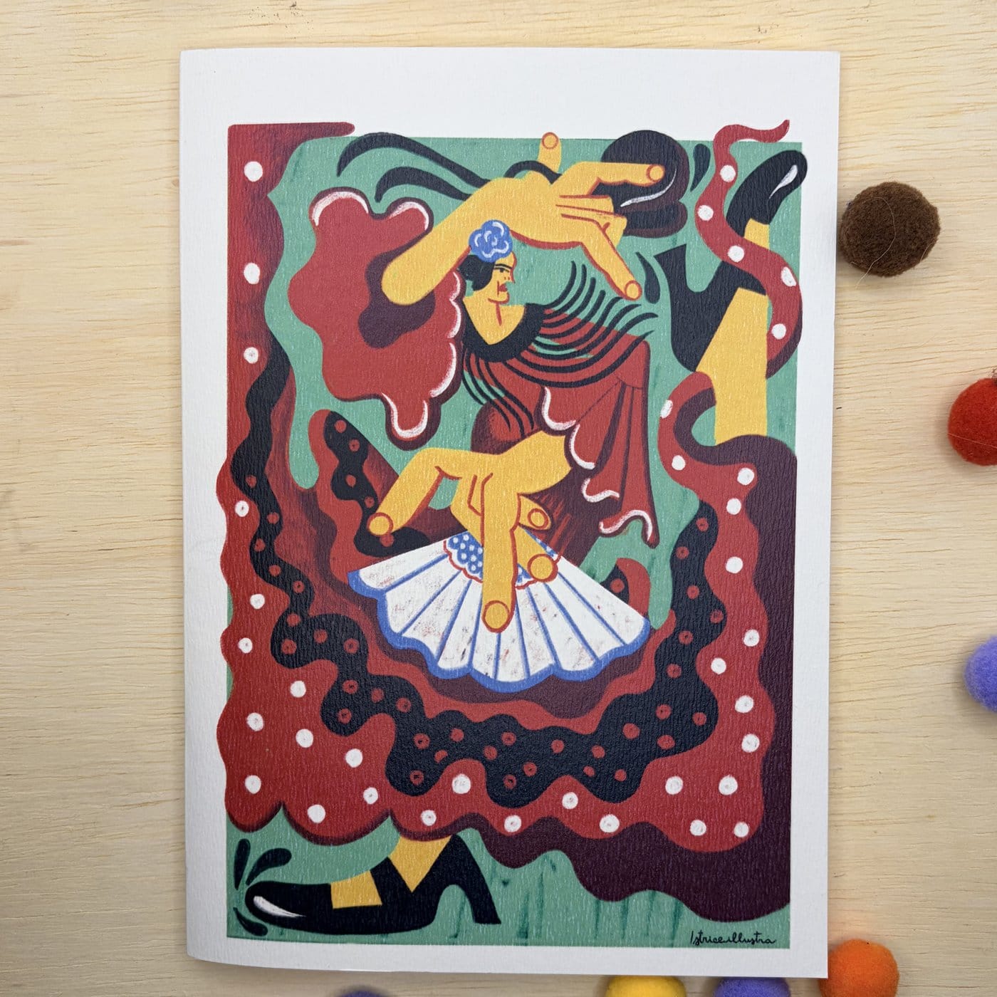 Sevillana · Libreta ilustrada hecha a mano de Istrice Illustration