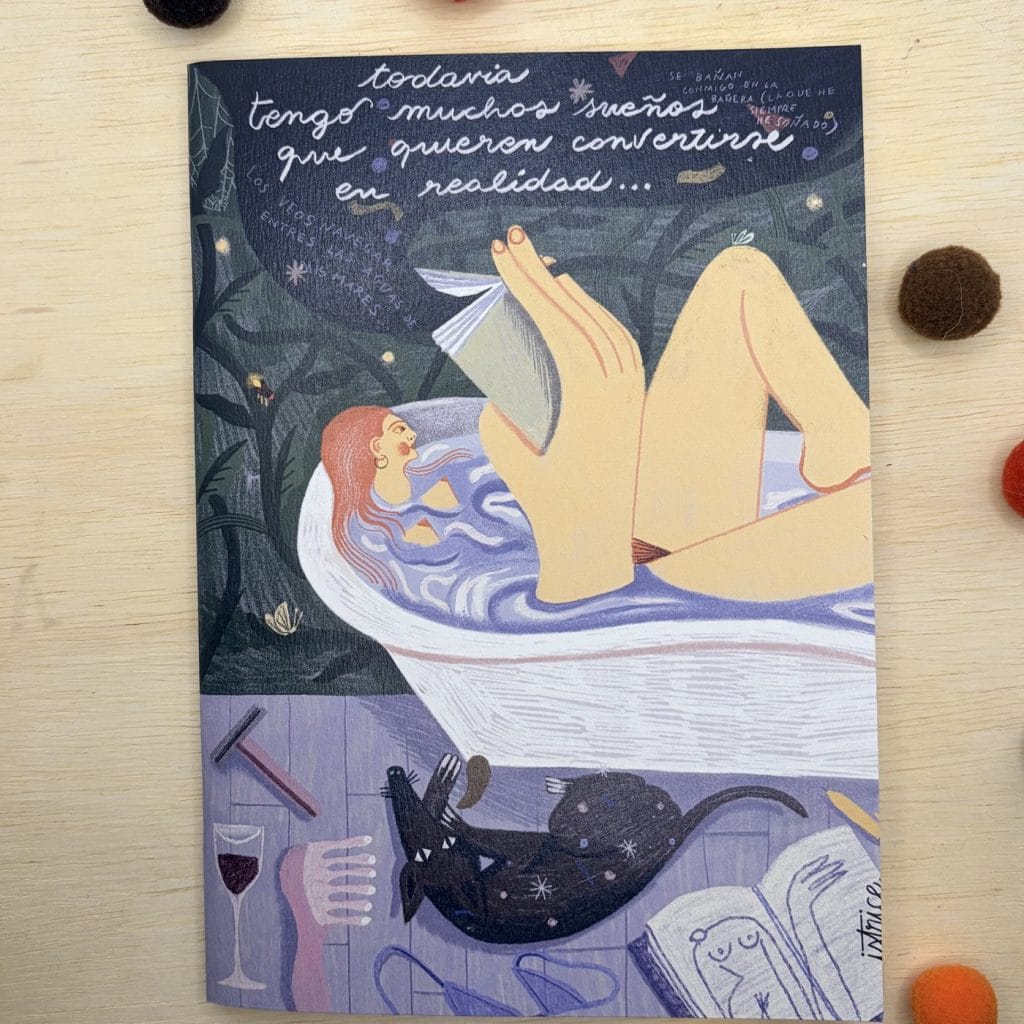 Sueños · Handmade illustrated notebook by Istrice Illustration