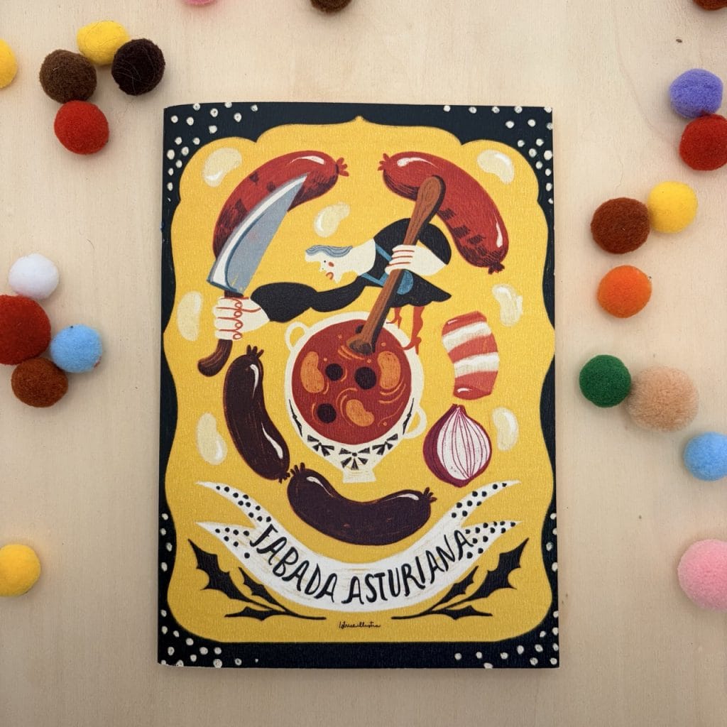 Fabada · Libreta ilustrada hecha a mano de Istrice Illustration