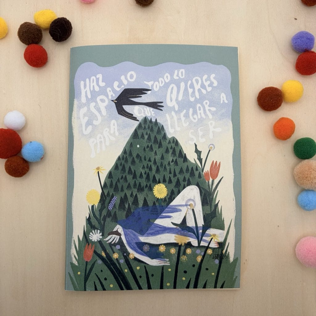 Haz Espacio · Libreta ilustrada hecha a mano de Istrice Illustration