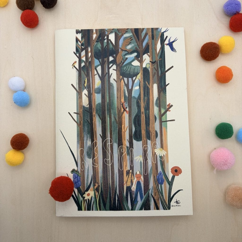 Respira 2 · Handmade illustrated notebook by Istrice Illustration