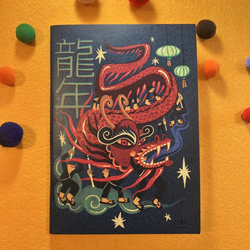 Chinatown · Libreta ilustrada hecha a mano de Istrice Illustration