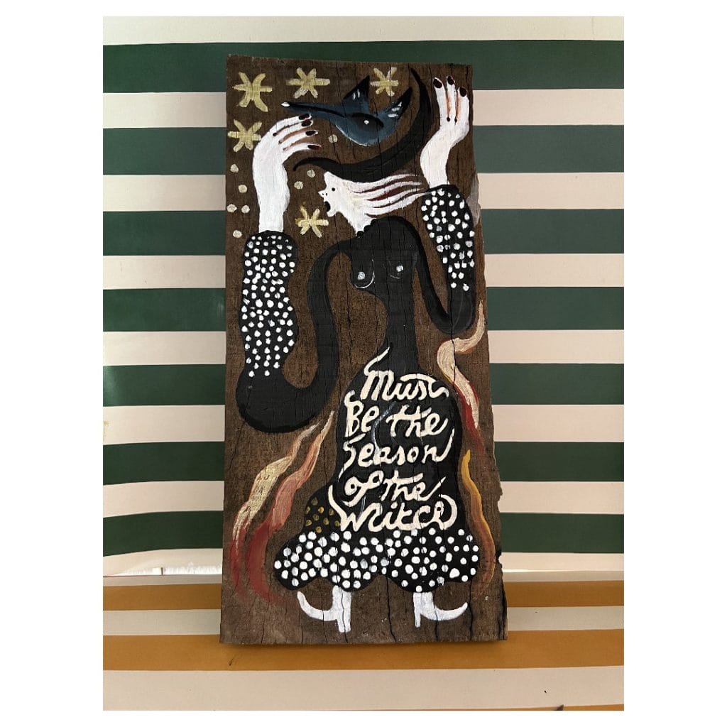 The witch · Pintura original de Istrice Illustration