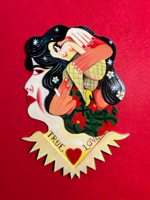 True Love · Pintura original de Istrice Illustration