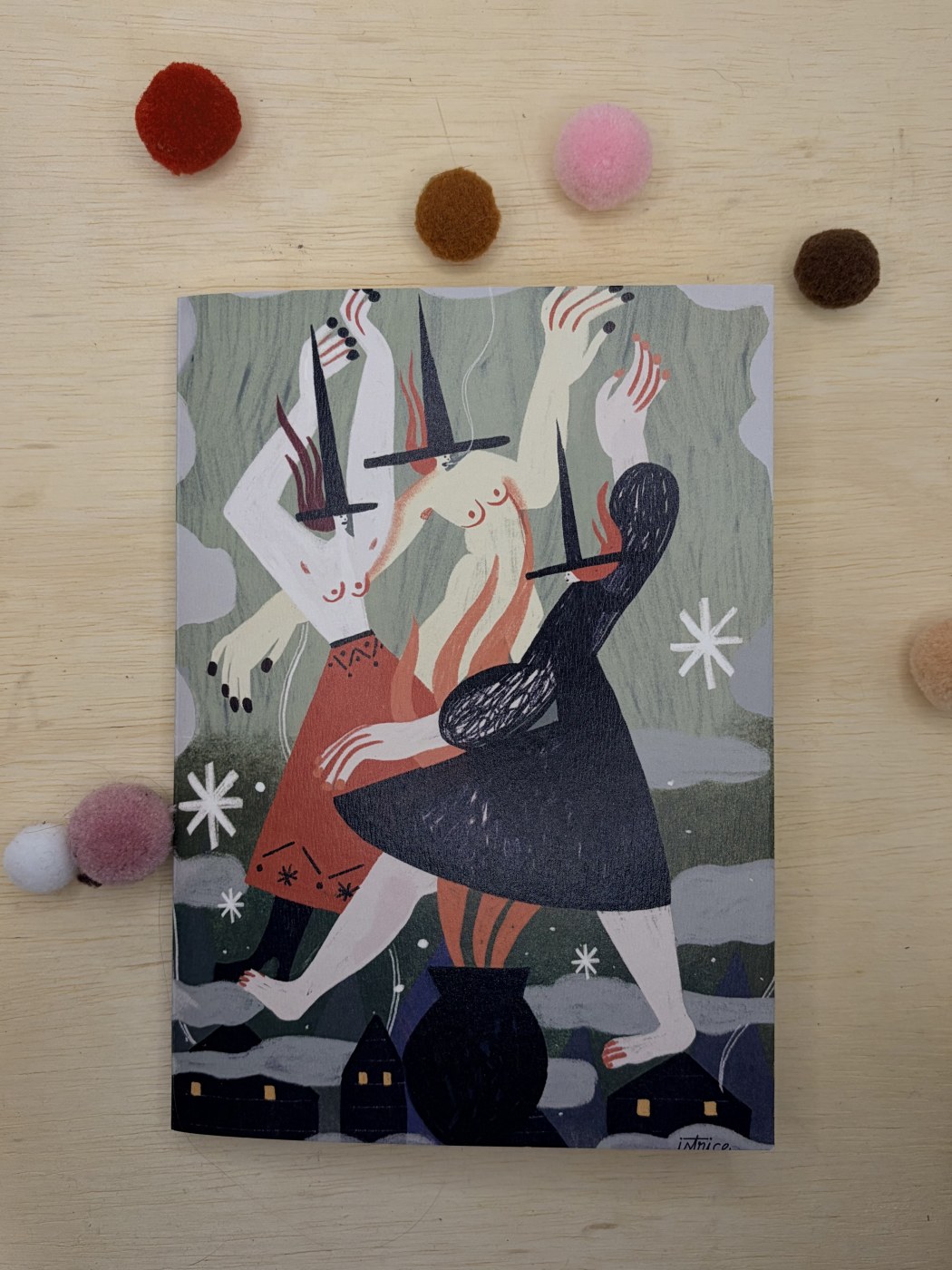 brujitas · Illustrated notebook by Istrice Illustration