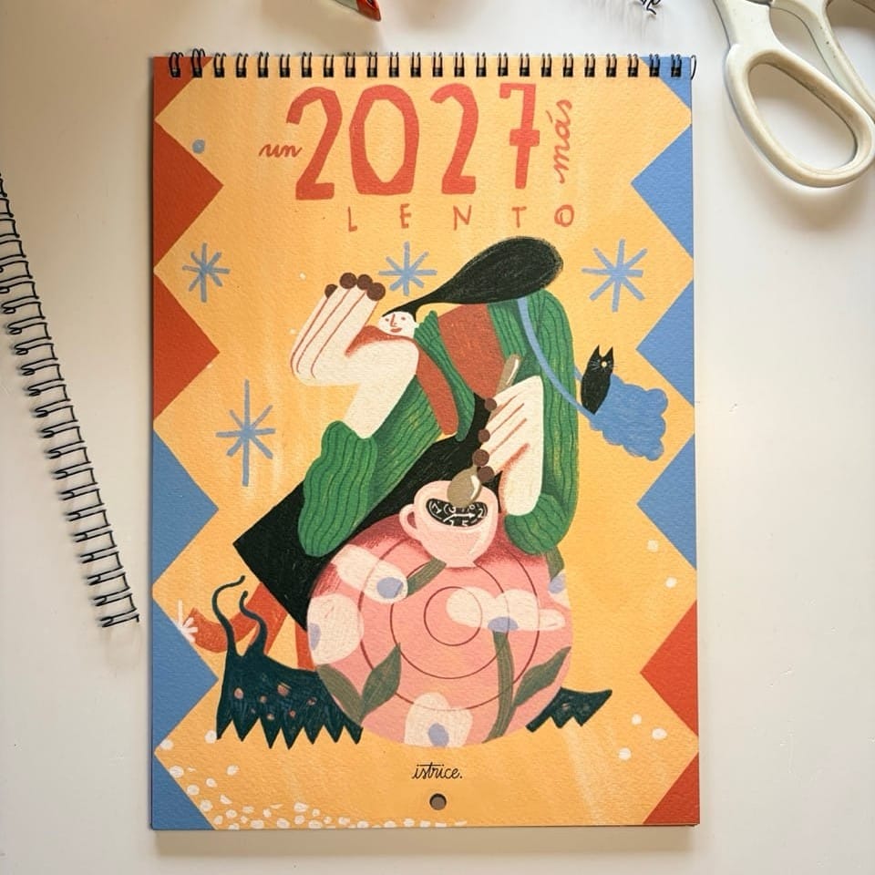 Calendario 2027 · Calendario ilustrado de Istrice Illustration